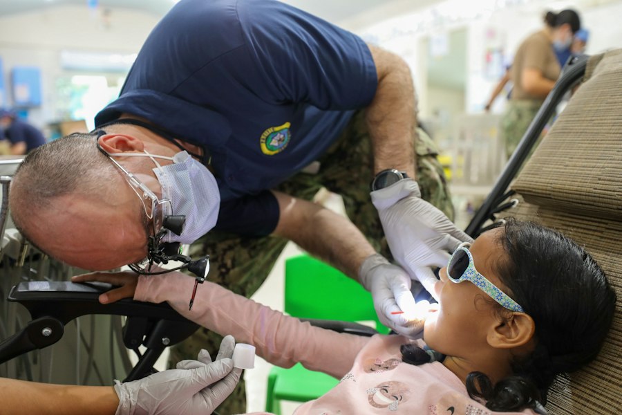 Child first dental visit